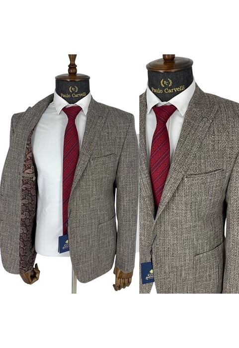 Picture of SMOKED PLAIN PATTERNED JACKET