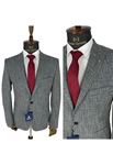 Picture of DARK GRAY PLAIN PATTERNED JACKET