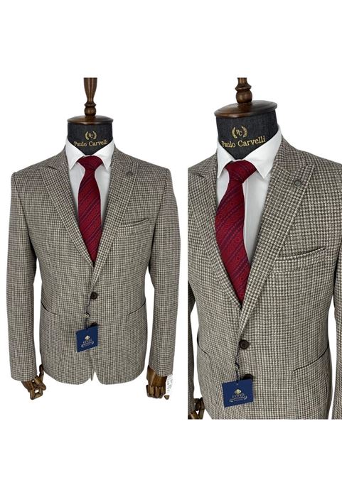 Picture of CLASSIC ASH YELLOW SQUARE DETAILED JACKET