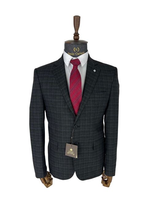 Picture of CLASSIC DARK SMOKED BLACK STRIPED JACKET