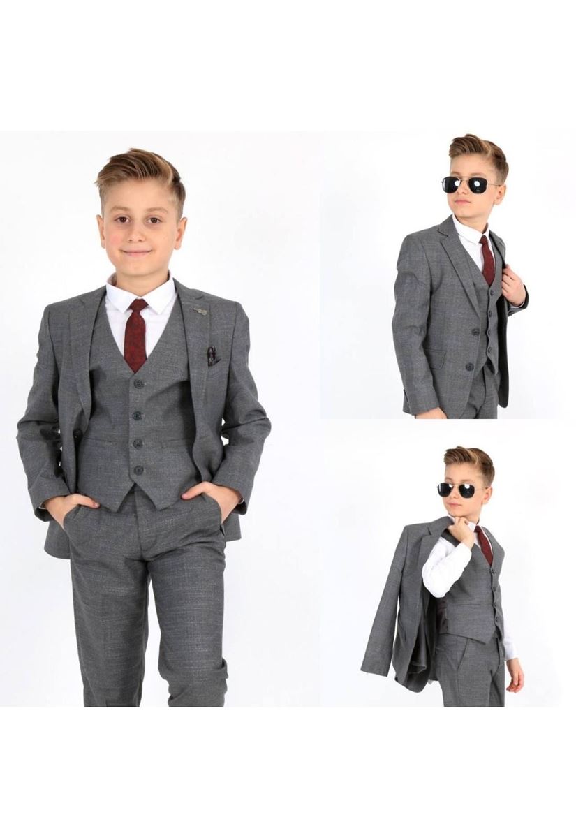 Picture of GRAY KIDS SUIT