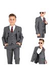 Picture of GRAY PLAIN CHILDREN'S SUIT