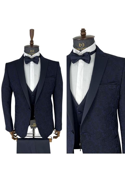 Picture of NAVY FLORAL PATTERNED SMOKE