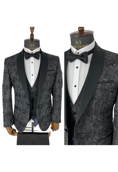 Picture of SMOKED BLACK PATTERNED SMOKE