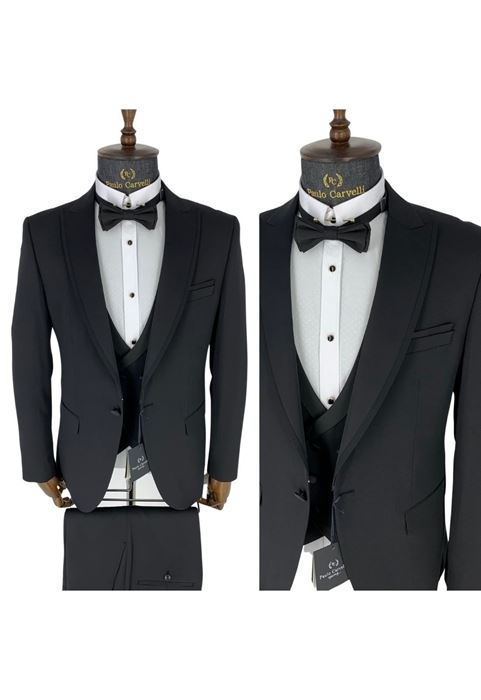 Picture of CLASSIC BLACK COLLAR DETAILED TUNK