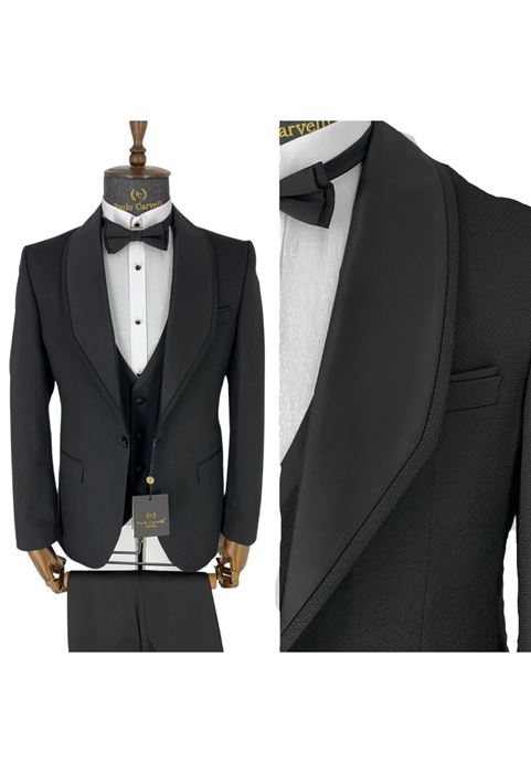 Picture of ЧЕРНЫЙ ВОРОТНИК С УЗОРОМ В ГОРОШЬ