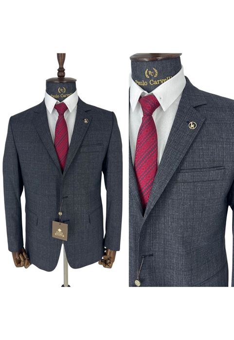 Picture of DARK GRAY PATTERNED SUIT
