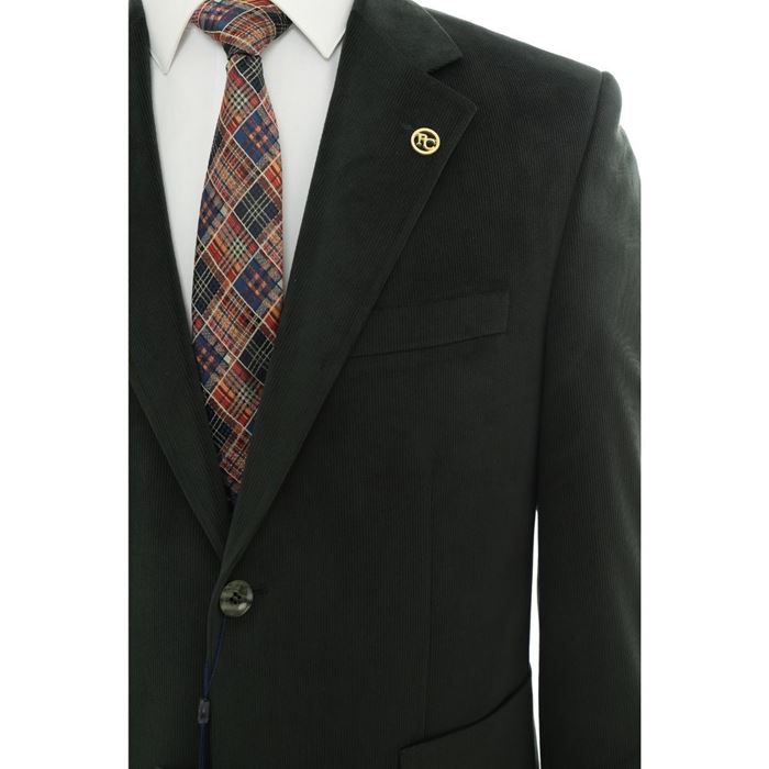 KOYU FÜME KADİFE CEKET resmi