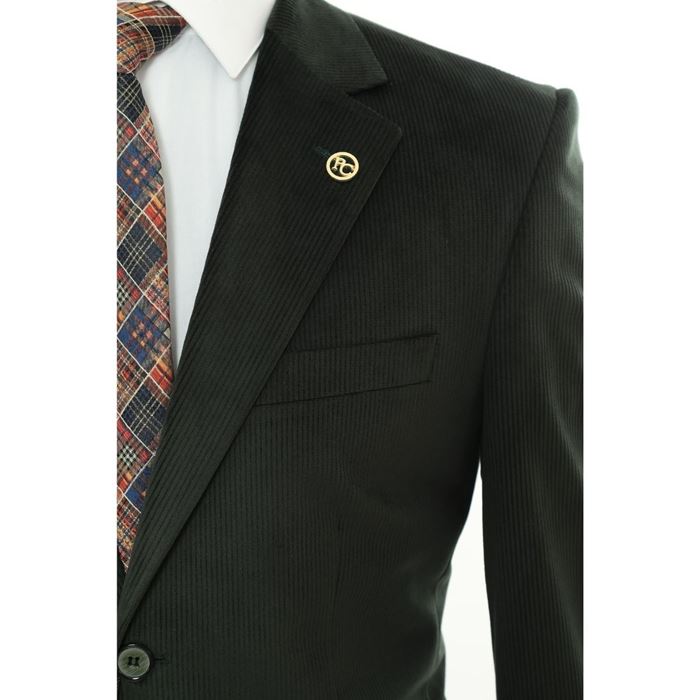 Picture of KOYU YEŞİL KADİFE CEKET