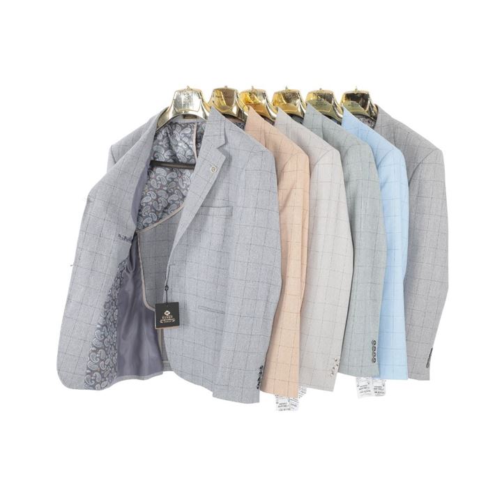 KARELİ DÜZ TAKIM ELBİSE resmi